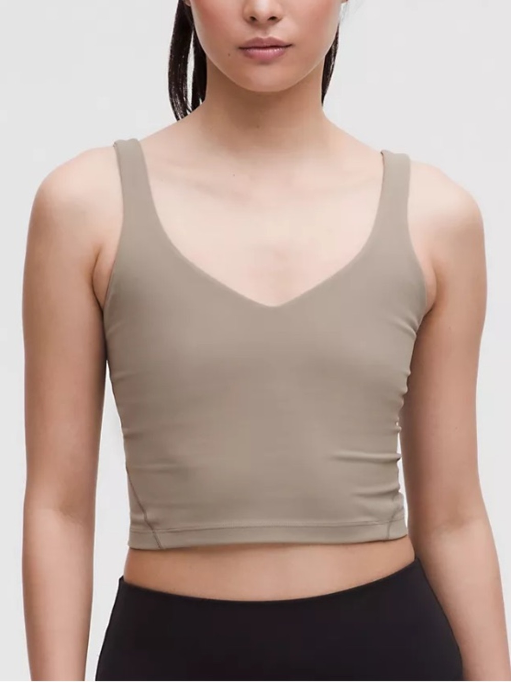 lululemon Align™ is Tank Top Light Support, A/B Cup in  Warm Ash Gray Sz 10